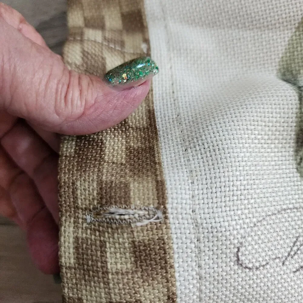 Avanti Home Linens Shower Curtain Colony Palm Tree Beaded Accents 72
